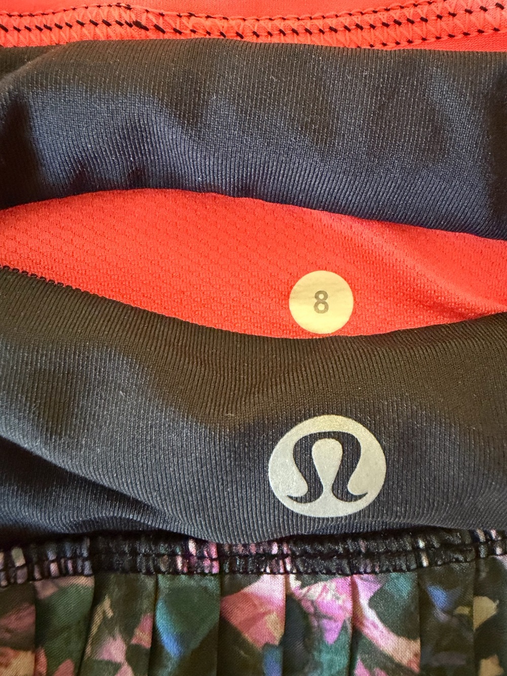Lululemon Pleated Tennis Skirt Skort Floral - Picture 12 of 13